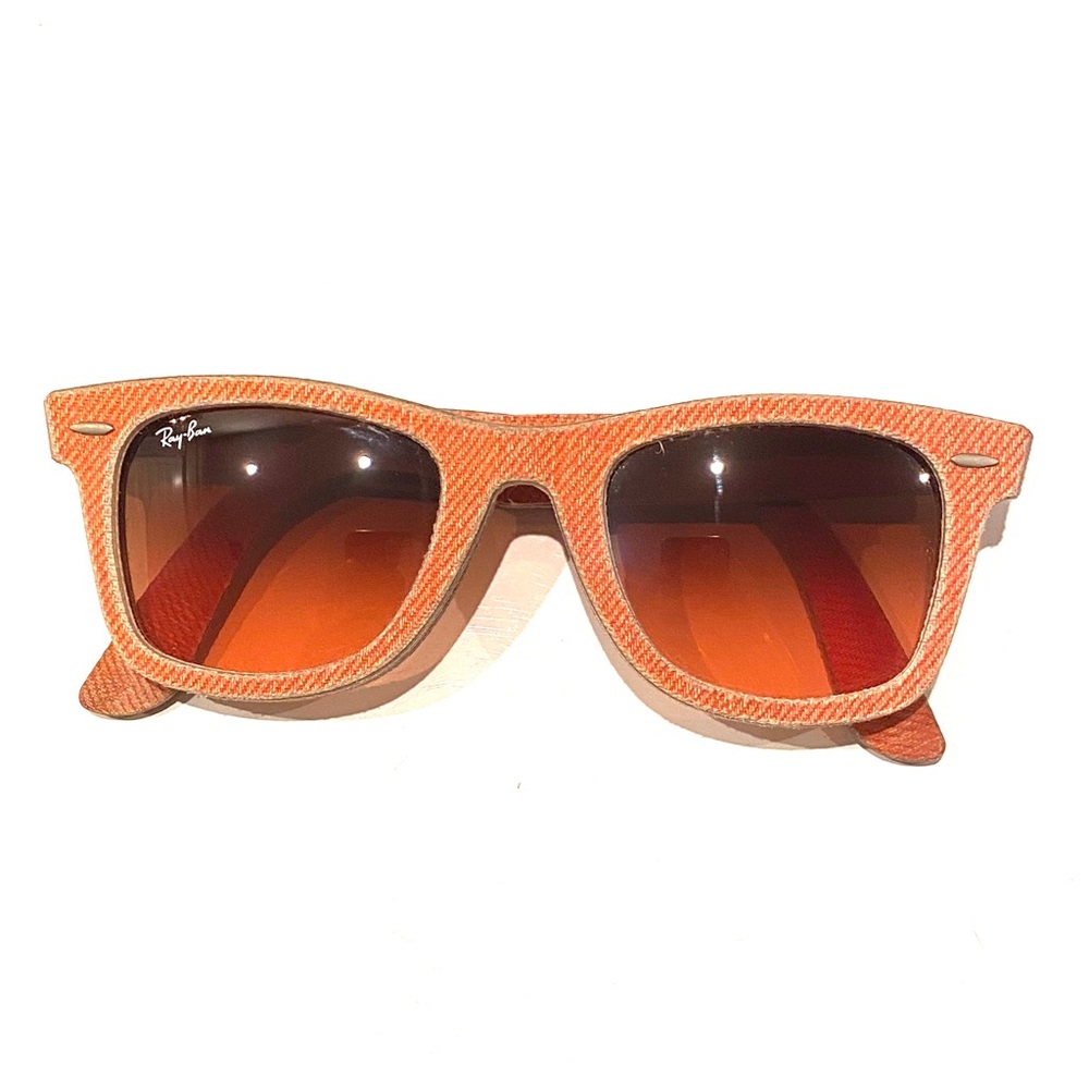 Ray-Ban Orange Denim Wayfarers